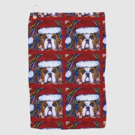 Bulldog Golfhandtuch