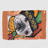 Bulldog Golfhandtuch (Horizontal)