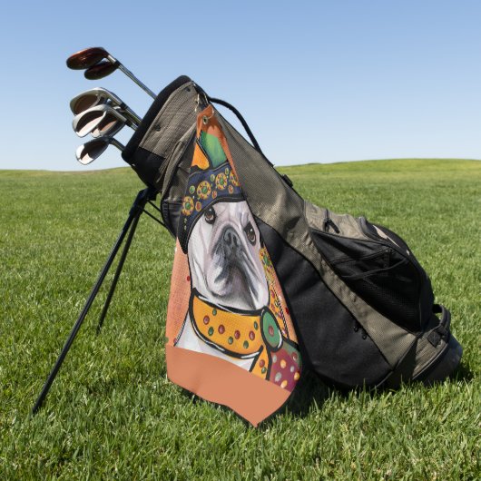 Bulldog Golfhandtuch (Gras)