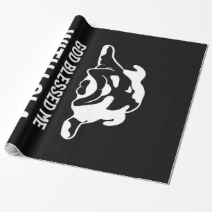 Bulldog Gott segnete mich mit Lola Geschenkpapier