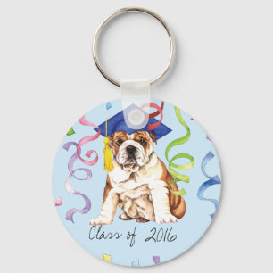 Bulldog Graduate Schlüsselanhänger