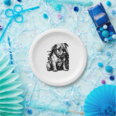 Bulldog Graffiti Bulldog Art Bulldog Lover Bulldog Pappteller (Party)