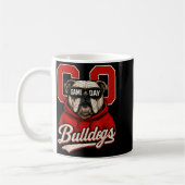 Bulldog Graphic Dawgs Men Women Kid Boy Girl Kaffeetasse (Links)