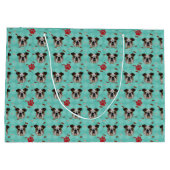 Bulldog Große Geschenktüte (Rückseite)