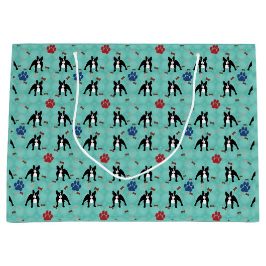 Bulldog Große Geschenktüte (Vorderseite)