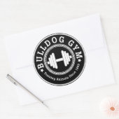 Bulldog Gym Dumbell Sticker (Umschlag)