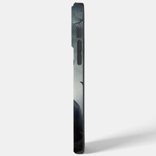 Bulldog Halloween Beängstigend Case-Mate iPhone Hülle (Rückseite / Links)