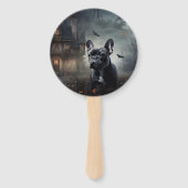 Bulldog Halloween Beängstigend Fächer (Vorderseite)