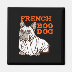 Bulldog Halloween Fun Halloween Kostüm Boo Dog Magnet