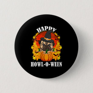 Bulldog Halloween-Geschenkidee für Hundeliebhaber Button