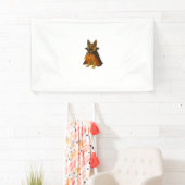 Bulldog Halloween Hund in Vampire Kostüm wi Banner (Insitu)