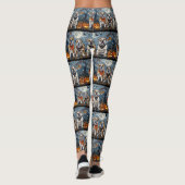 Bulldog Halloween Spooky Leggings (Rückseite)