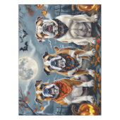 Bulldog Halloween Spooky Tischdecke (Vorderseite)