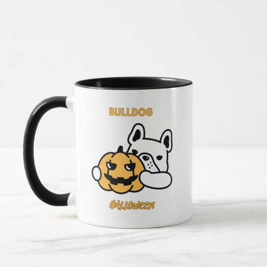 Bulldog HALLOWEEN Tasse (Links)