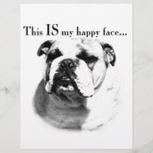 Bulldog Happy Face
