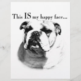 Bulldog Happy Face