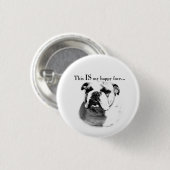 Bulldog Happy Face Button (Vorne & Hinten)