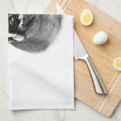 Bulldog Happy Face Handtuch (Viertel Falte)