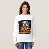 Bulldog Happy Howloween Sweatshirt (Vorne ganz)