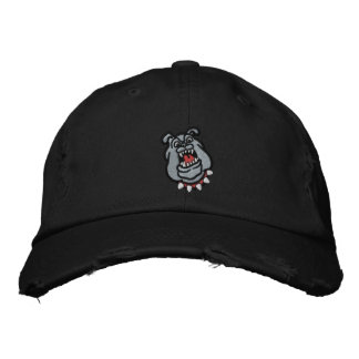 Bulldog Hat Bestickte Baseballkappe