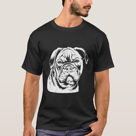 Bulldog Head T-Shirt (Vorderseite)