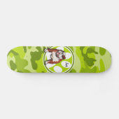 Bulldog; hellgrüne Camouflage, Tarnung Skateboard (Horizontal)