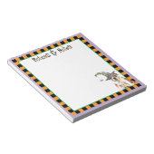 Bulldog Hexe Notizblock (angewinkelt)