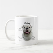 Bulldog-History-Design Kaffeetasse (Links)