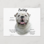 Bulldog-History-Design Postkarte (Vorderseite)