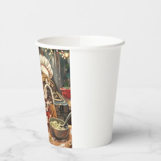 Bulldog Holiday Baking: Festliche Weihnachten Pappbecher (Links)