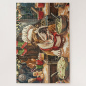 Bulldog Holiday Baking: Festliche Weihnachten Puzzle (Vertikal)