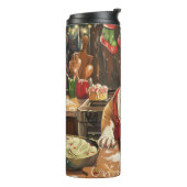 Bulldog Holiday Baking: Festliche Weihnachten Thermosbecher (Nach links gedreht)