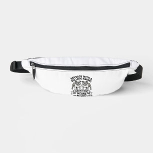 Bulldog Humor T-Shirt Lustiges Bad Zeit Hund Zitat Bauchtasche