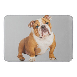 Bulldog-Hund Badematte