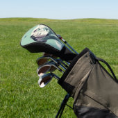 Bulldog Hund Golf Headcover (In SItu)