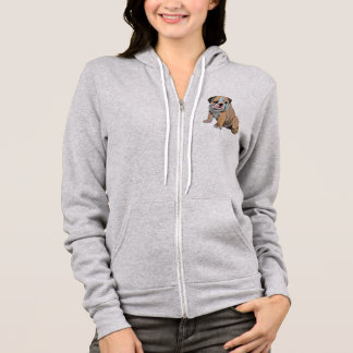 Bulldog-Hund Hoodie