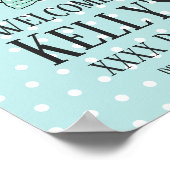 Bulldog, Hund, Hund, Haustier, Begrüßungszeichen Poster (Ecke)