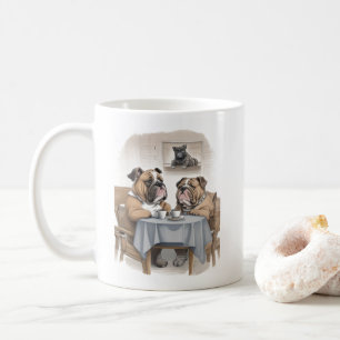 Bulldog Hund Kaffeetasse