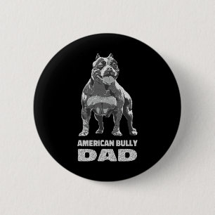 Bulldog Hund Lover American Bully Vater Button