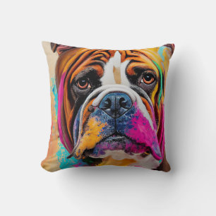 Bulldog Hund Niedliches Tier Kissen