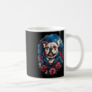 Bulldog Hund Old School Tattoo Style Retro Vintag Kaffeetasse