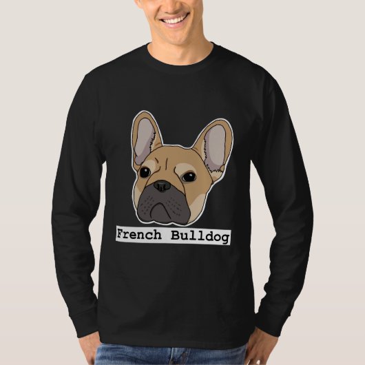 Bulldog-Hund T-Shirt (Vorderseite)