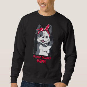 Bulldog Hunde Zucht Kleidung Bulldog Mama Sweatshirt