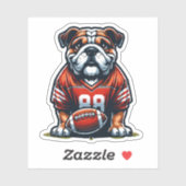 Bulldog-Hundekleber Aufkleber (Blatt)