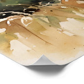 Bulldog - Hundekunstdruck Poster (Ecke)