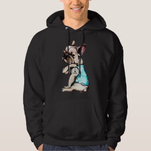 Bulldog I Liebe Mama Tattoo Bulldog Mama Hoodie