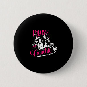 Bulldog - I Liebe Mein Französisch 1 Button