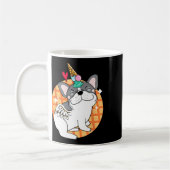 Bulldog Ice Creme Frenchie Geburtstag Kaffeetasse (Links)