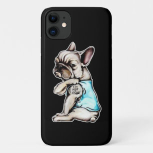 Bulldog Ich bin kein Geschenk für Möpsen Case-Mate iPhone Hülle