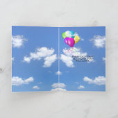 Bulldog im Hundehaus zum Geburtstag Karte (Innenseite)